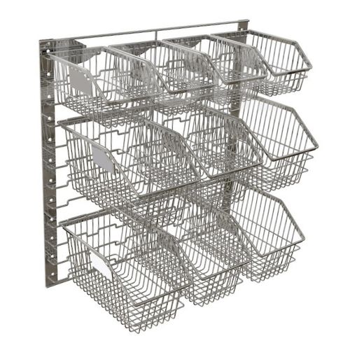 1782.1 Wire Louvred Panel & 10 Wire Basket Kit