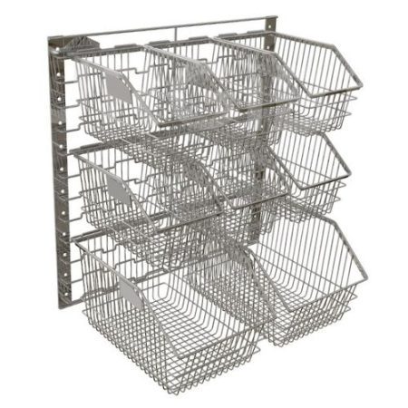 1782.3 Wire Louvred Panel & 8 Wire Baskets Kit 3