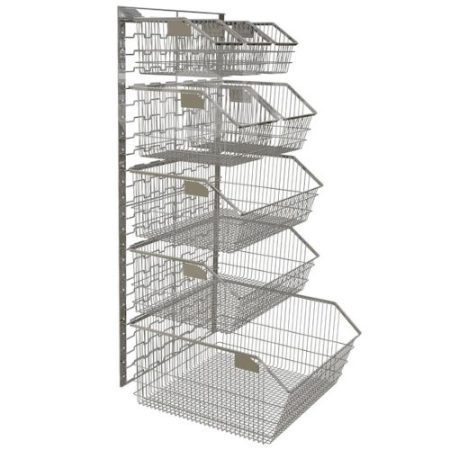 1782.8 Wire Louvred Panel & 8 Wire Baskets Kit 8